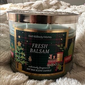 Bath and Body Works Fresh Balsam 3 wick Candle